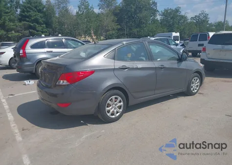 2013 Hyundai Accent Gls from USA, damaged, VIN KMHCT4AE1DU395886